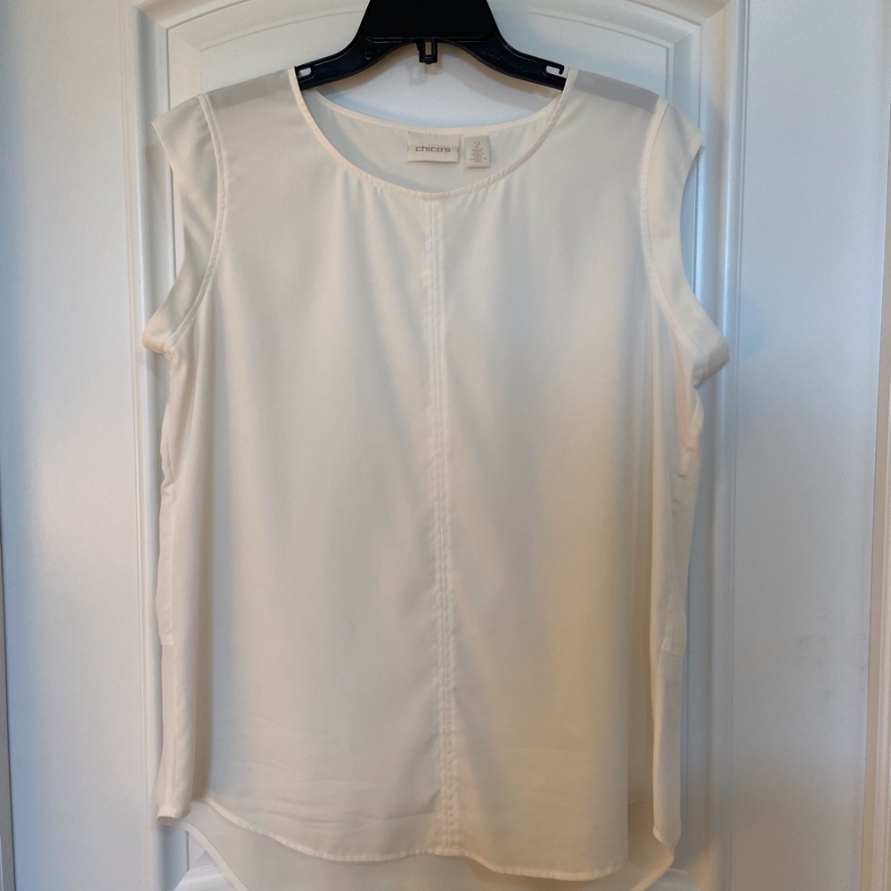 Chico’s cream blouse